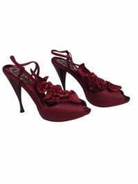 Rene Caovilla Burgandy Size 38 Shoes