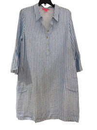Lilly Pulitzer Blue and White Size 10 Dress