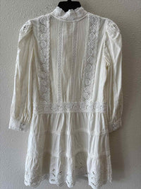 alice + olivia Cream Size 4 Dress