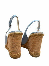 Jimmy Choo Blue and Beige Size 39 1/2 Shoes