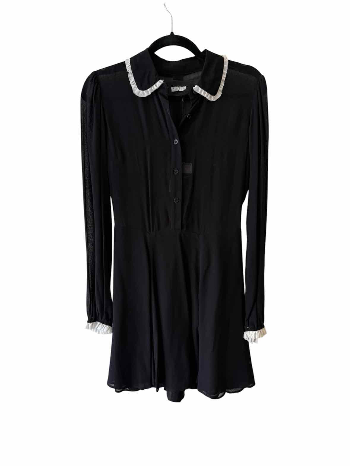 Reformation Black and white Size 4 Dress