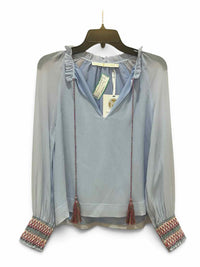 Marie Oliver Light Blue Size XS Shirt