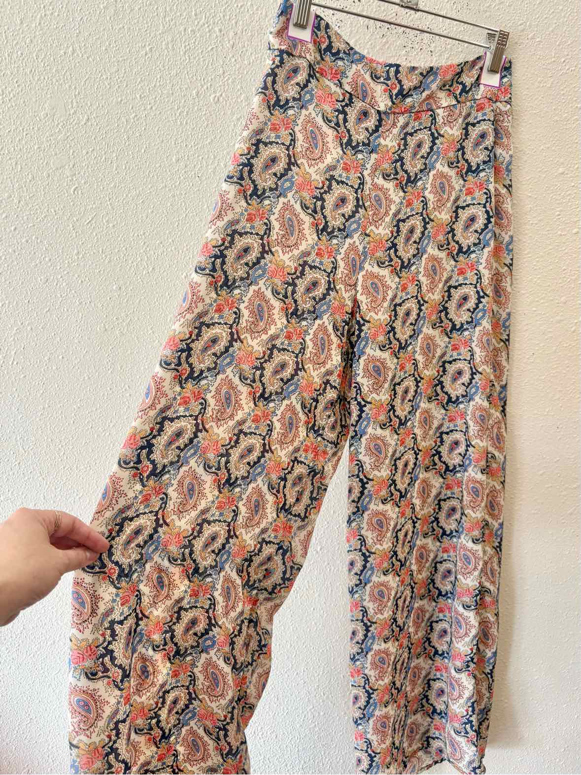 Bishop + young Cream Multi Size S Pants