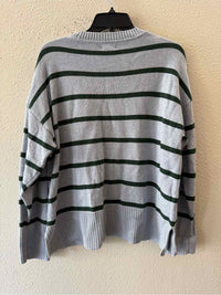 J Crew Factory Blue and Green Size L Sweater