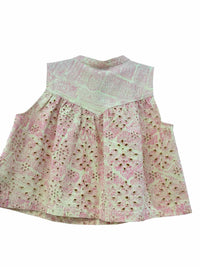 En Saison cream and pink Size M Blouse