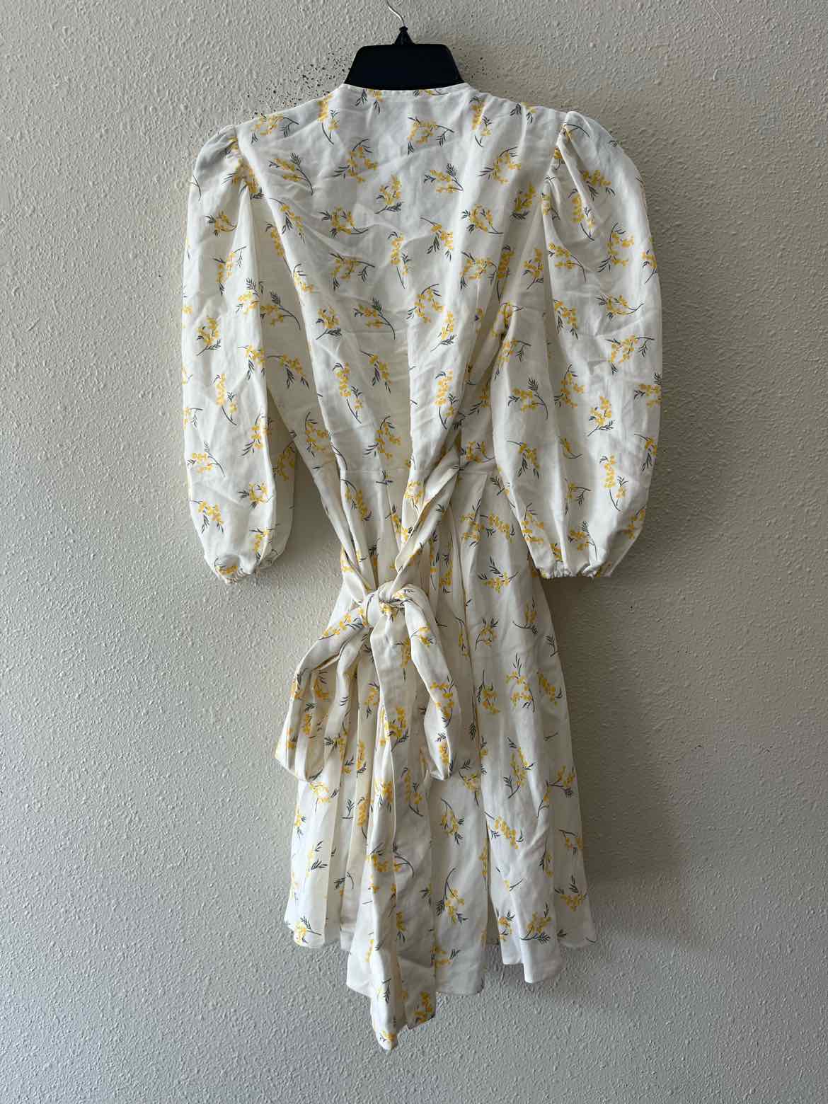 Claudie Pierlot White and Yellow Size 36 Dress