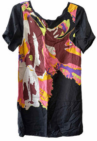 Tibi Black Multi Size 4 Dress