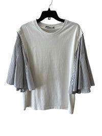 DAWEI White and Blue Size 40 Shirt