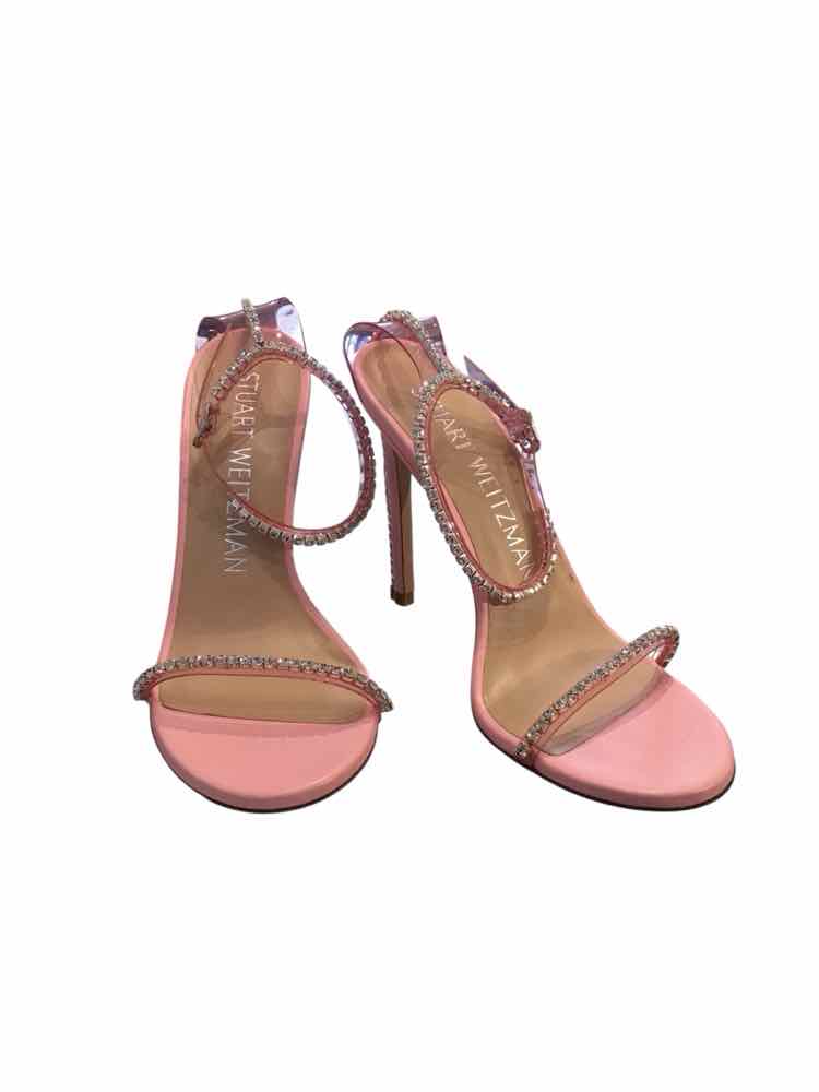 Stuart Weitzman Pink and Silver Size 7 1/2 Shoes