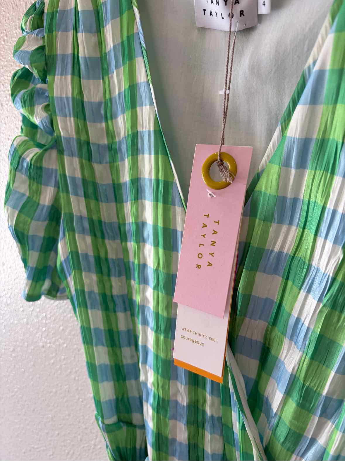Tanya Taylor Green multi Size S Dress