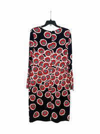 diane von furstenberg black and red multi Size 14 Dress