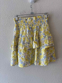 Gianni Bini Yellow Multi Size L Skirt