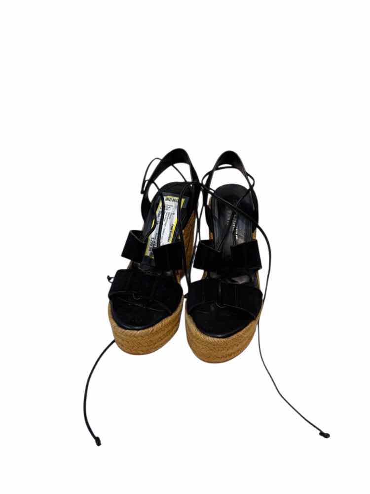 Saint Laurent black and beige Size 35 Shoes