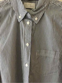 J Crew White and navy Size S Shirt