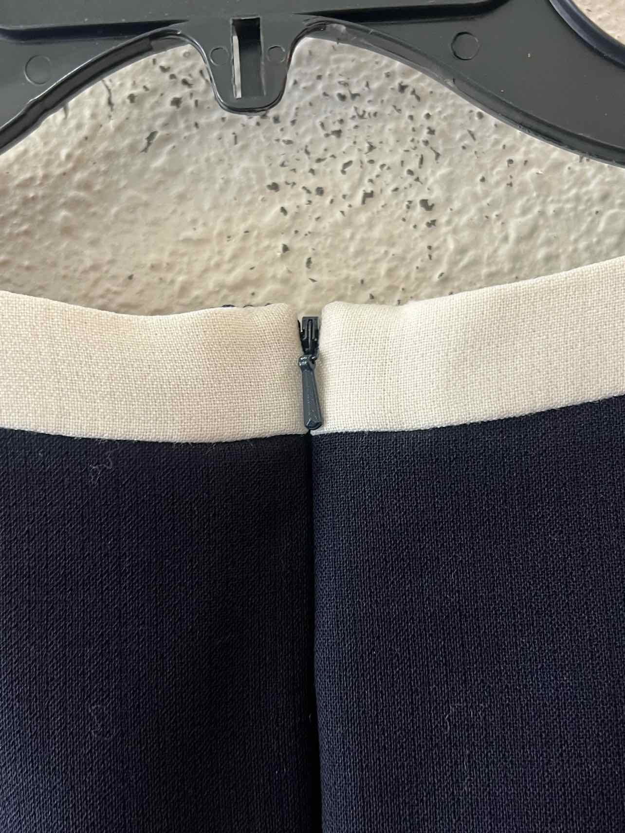 Tory Burch Navy and White Size 8 Dress
