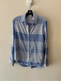 Bella Dahl Blue and White Size XS Shirt