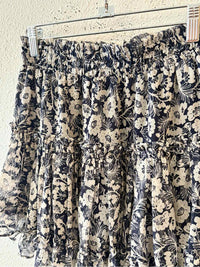 Misa Navy and Beige Size XS Skirt