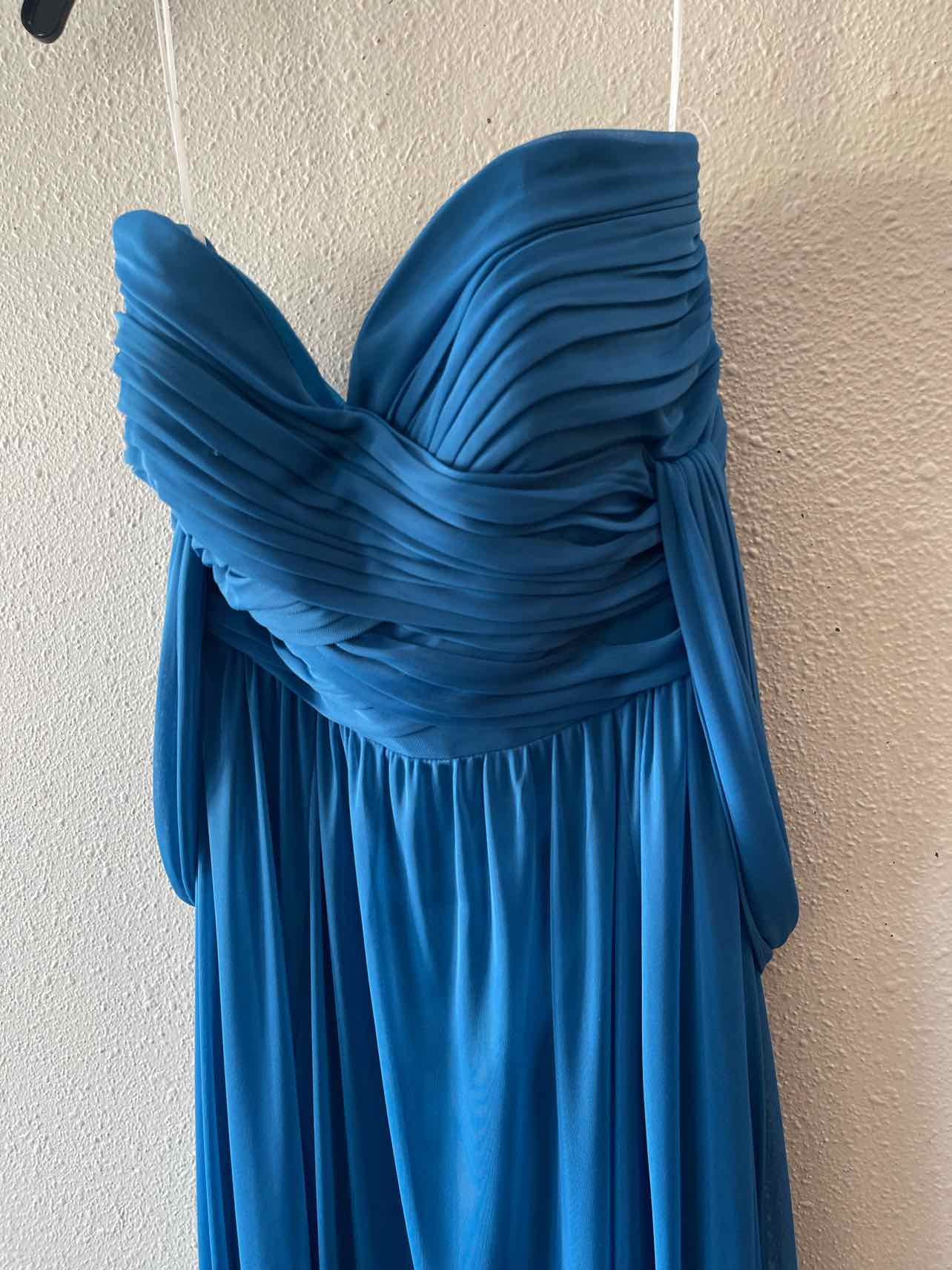 Jenny Yoo ocean blue Size 12 Gown/Evening Wear