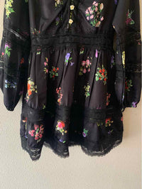 INA Black Multi Size S Dress