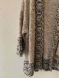 Sigrid Olsen black and cream Size XS Cardigan
