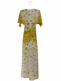 Alexis White and Yellow Size XS Dress