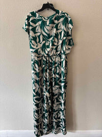 Luxology Emerald green and White Size 3X Jumpsuit