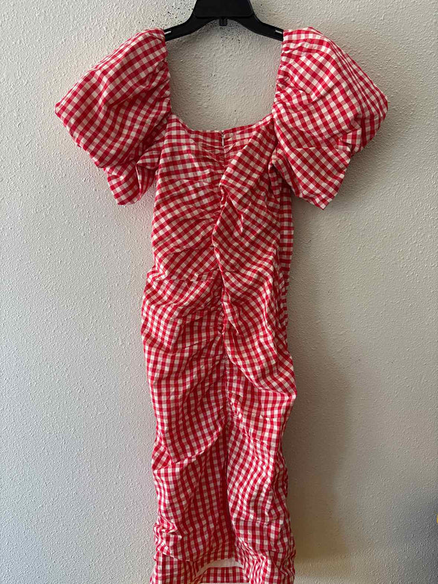 Rhode Red and white Size 8 Dress