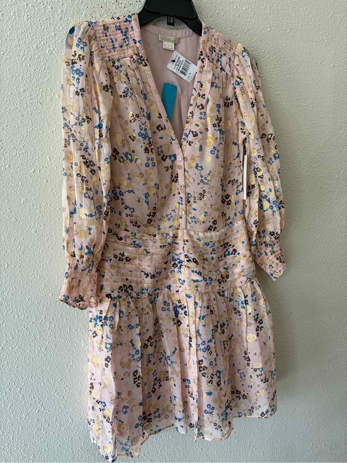 Shoshanna Blush Multi Size 4 Dress