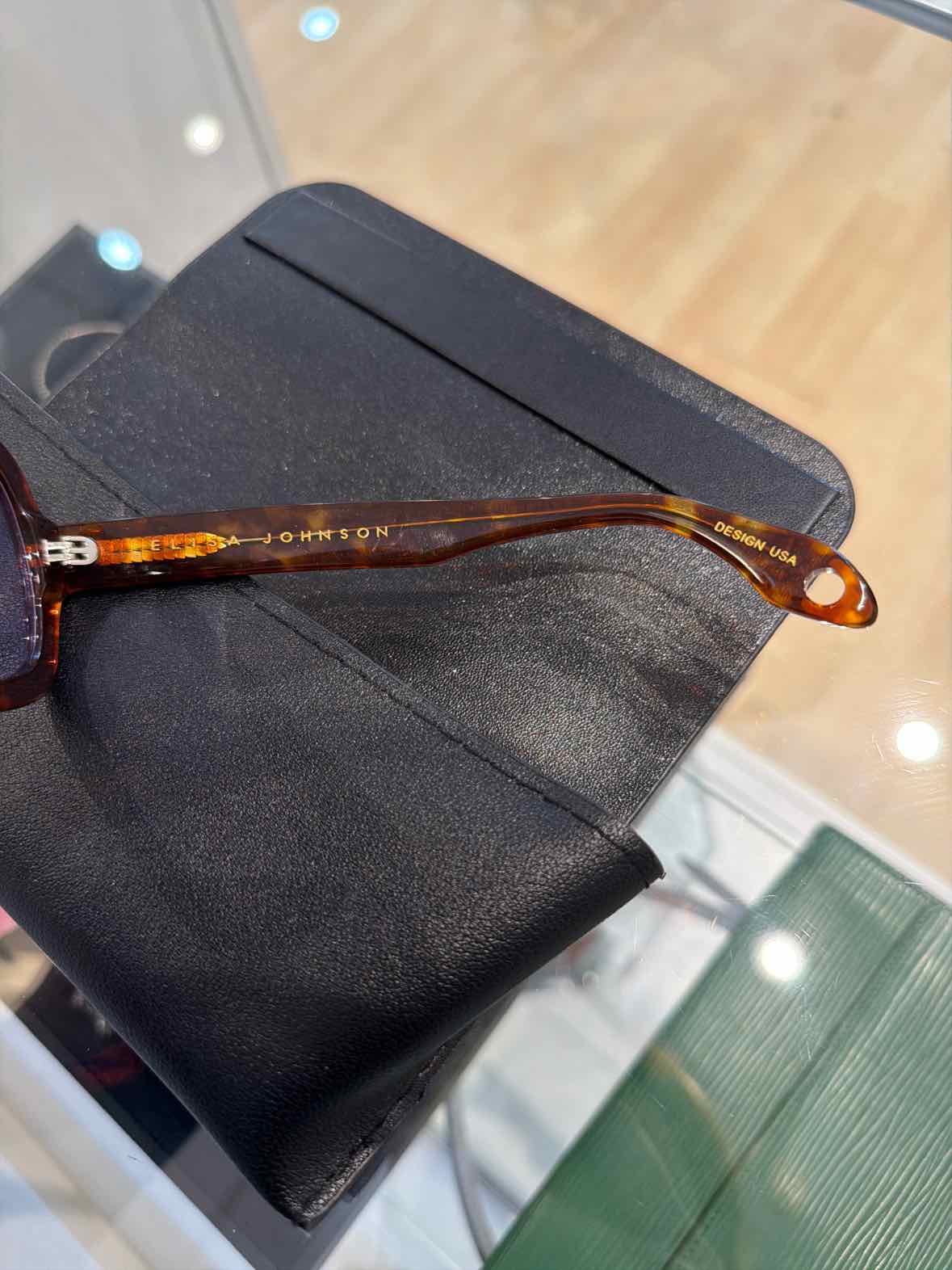 elisa johnson Tortoise Sunglasses