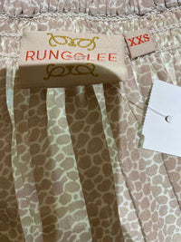 Rungolee Beige and White Size XXS Shirt