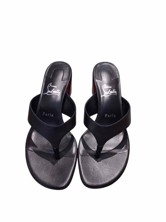 Christian Louboutin blac/brown Size 39 1/2 Shoes