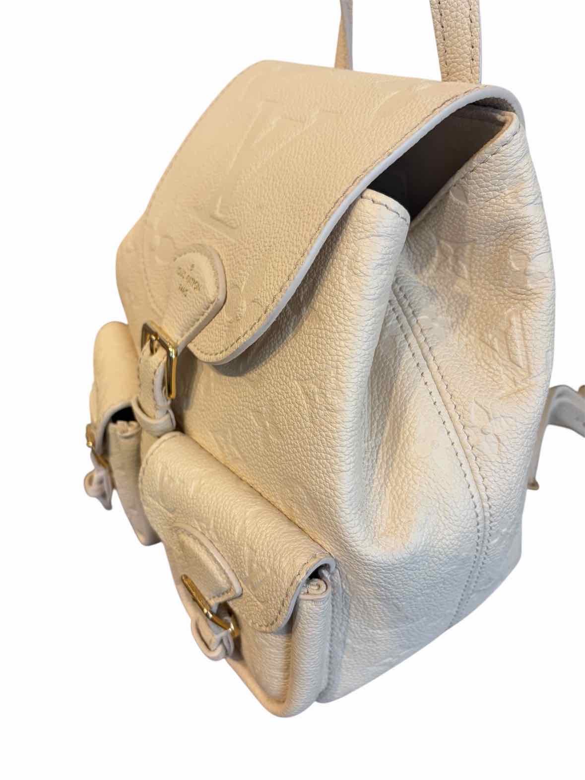Louis Vuitton Backup Backpack Cream Handbag