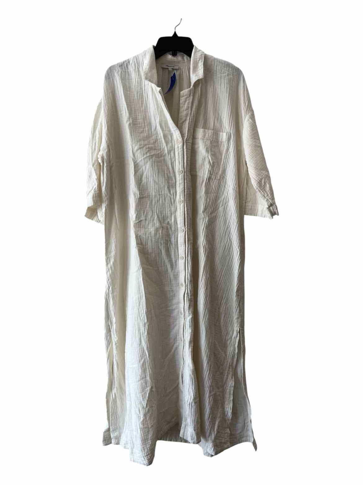 Madewell Cream Size L Dress