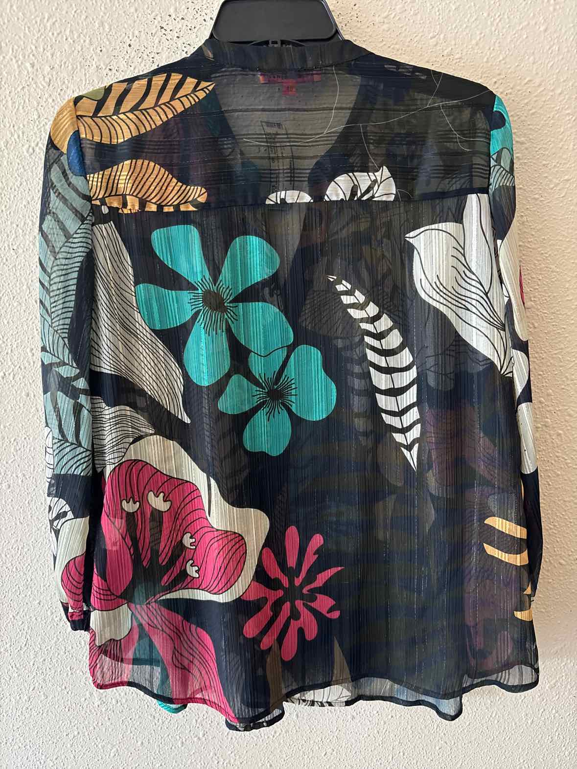 Vilagallo Black Multi Size 40 Shirt