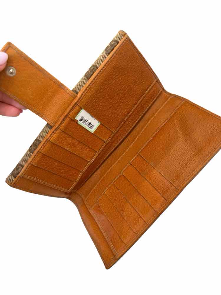Gucci tan and beige Wallet