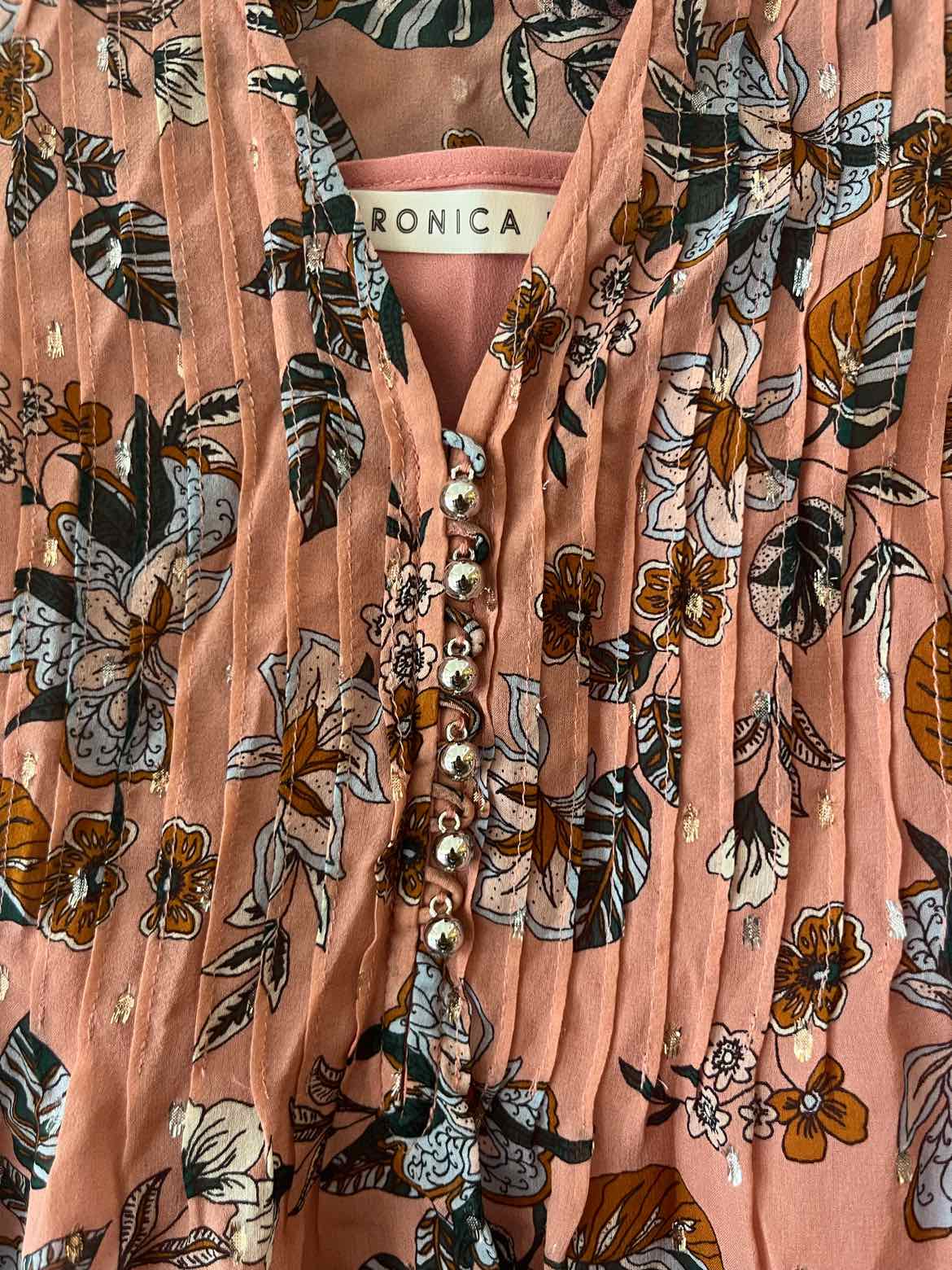 Veronica Beard Pink Multi Shirt