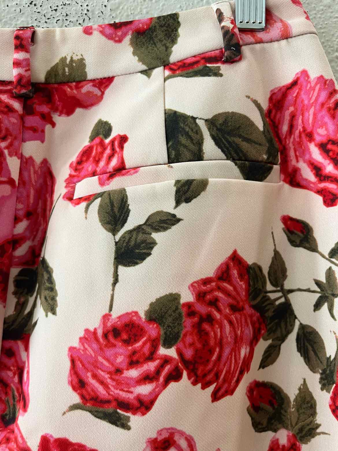 L'Agence cream and pink Size 2 Pants