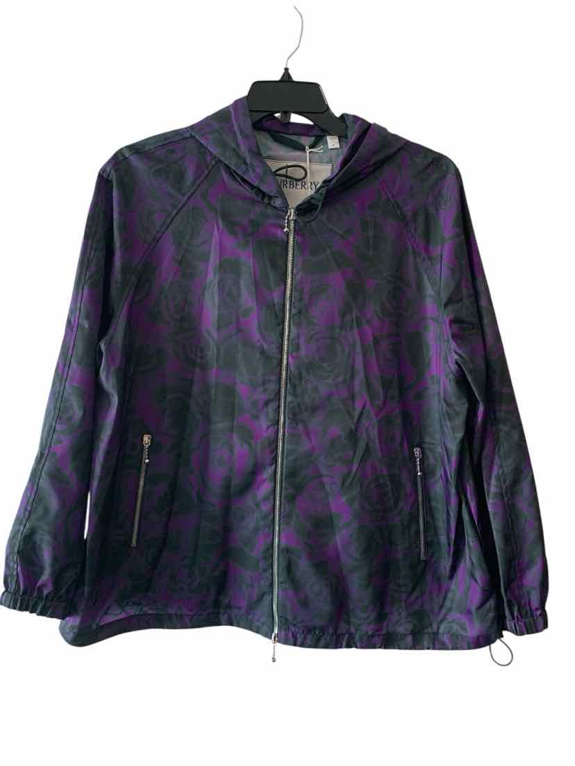 Burberry Purple and Black Size M Jacket