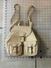 Louis Vuitton Backup Backpack Cream Handbag