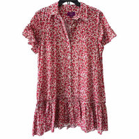 J Crew Red and white Size M Dress