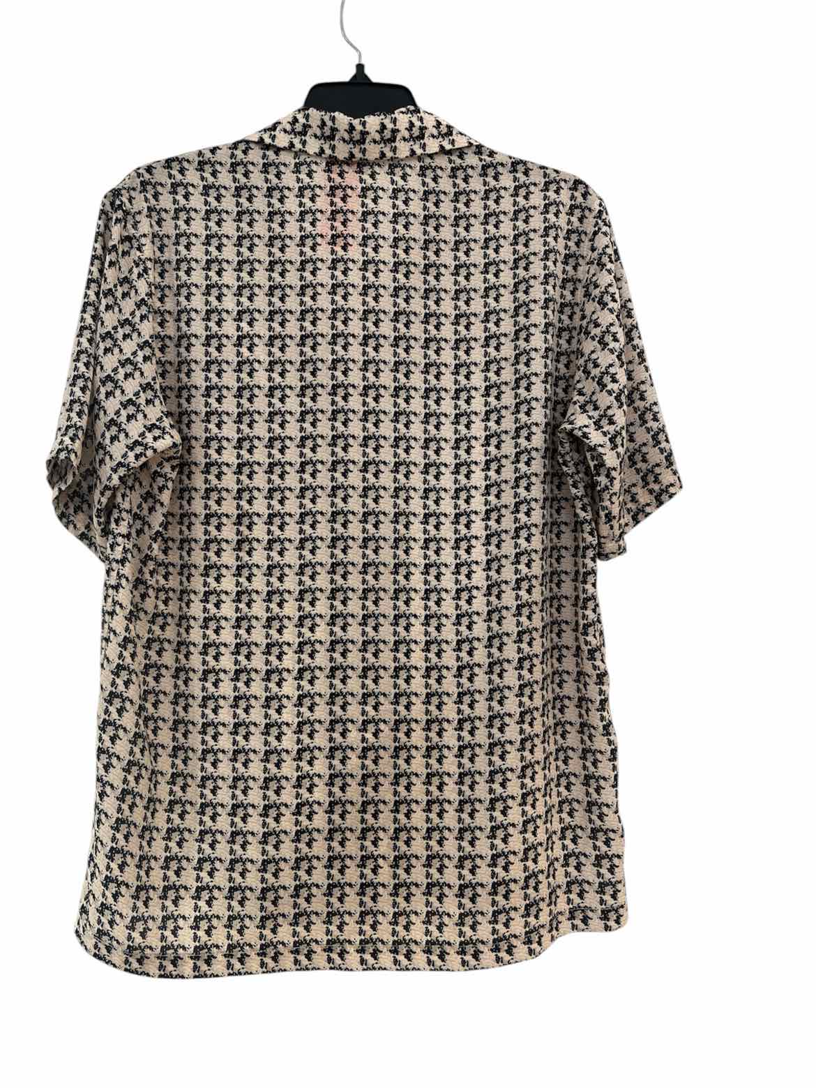 Devon Windsor Cream and Black Size S Shirt