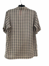 Devon Windsor Cream and Black Size S Shirt
