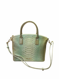 Brahmin Satchel Irridescent Ivory Handbag