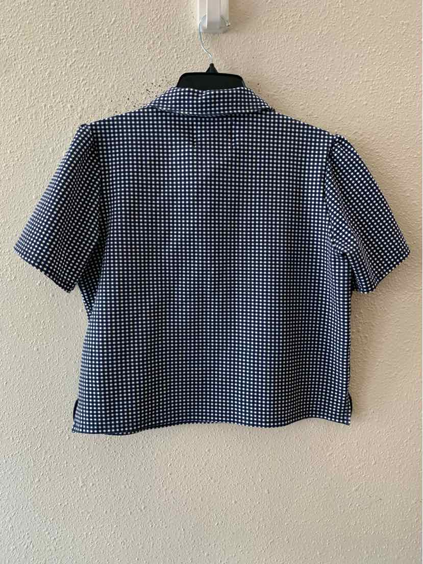 Addison Bay Navy and White Size L Shirt