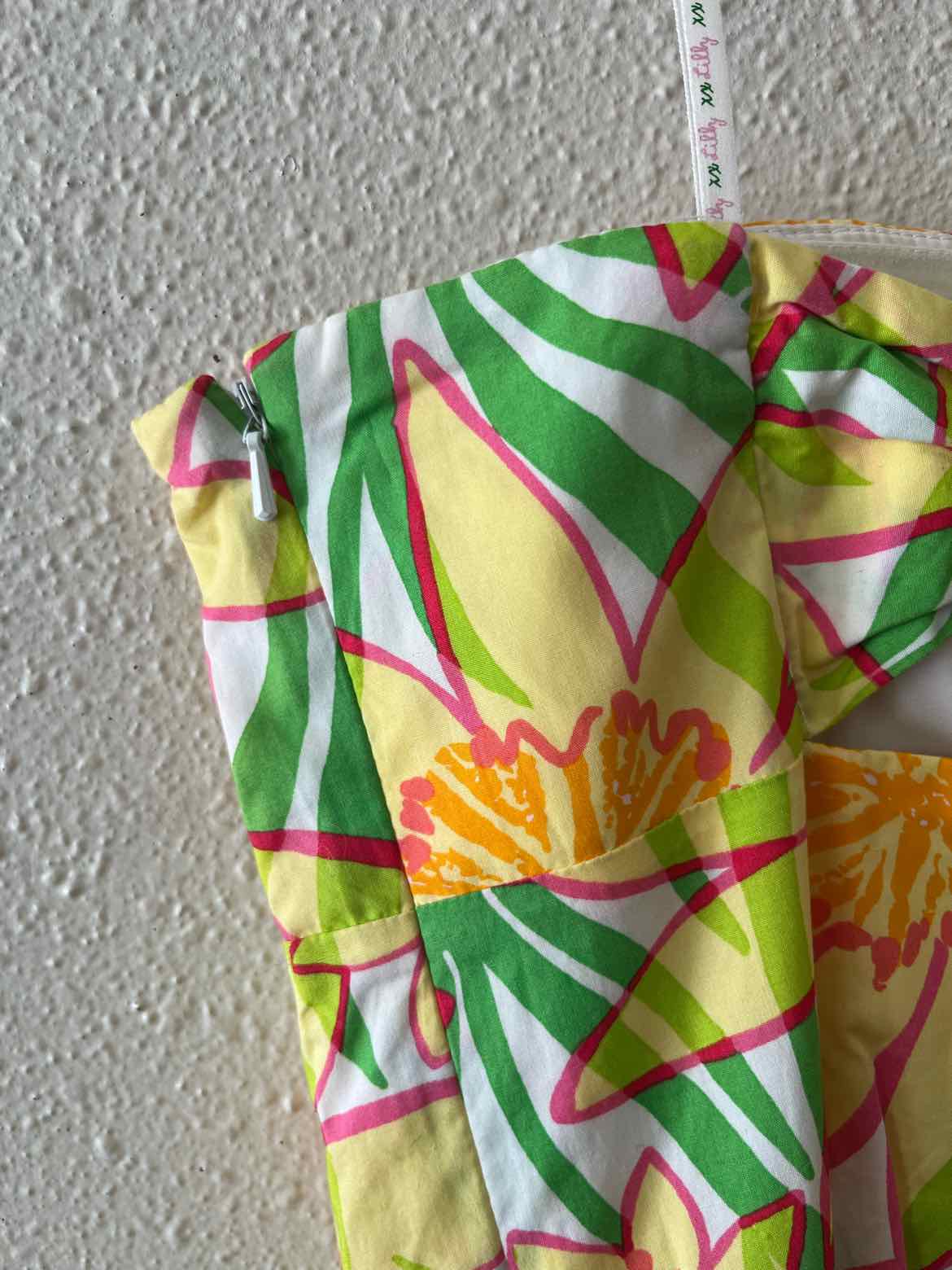 Lilly Pulitzer Yellow Multi Size 4 Dress
