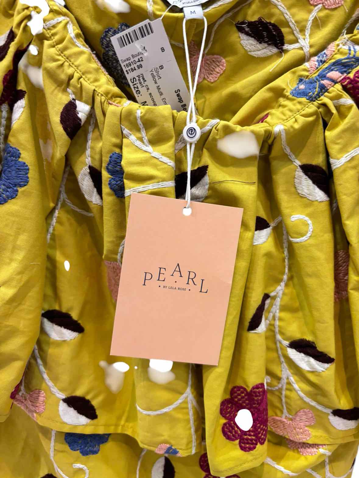 Pearl Yellow Multi Size M Shirt