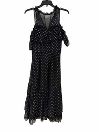 Rebecca Taylor Black and silver Size 0 Dress
