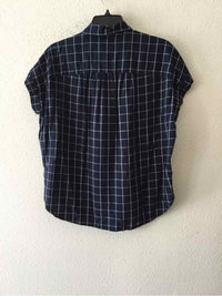 Madewell Navy and White Size XS Shirt