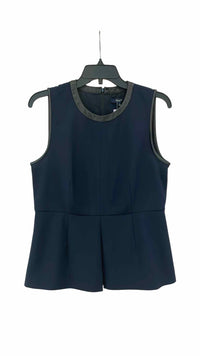 Madewell Navy and Black Size 8 Shirt