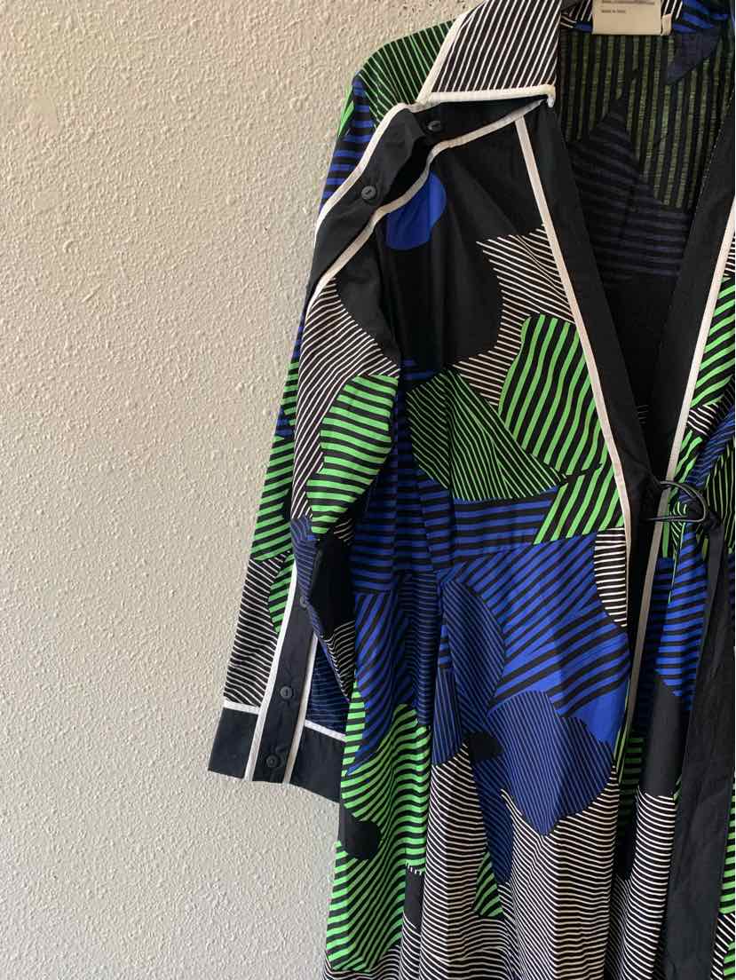 LOVEBIRDS Blue Multi Size M Dress